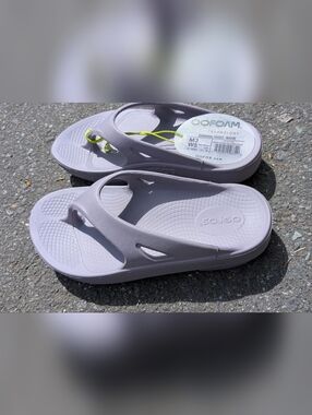 OOFOS OOriginal Thong Sandals Mauve Beach (New)